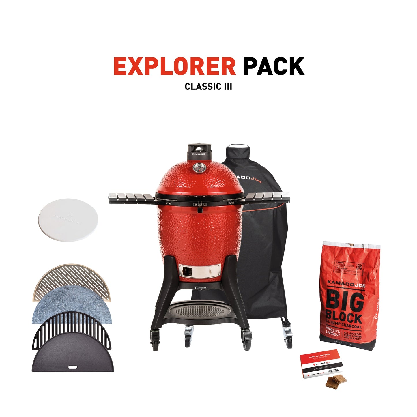 Kamado Joe Classic III with Explorer Pack