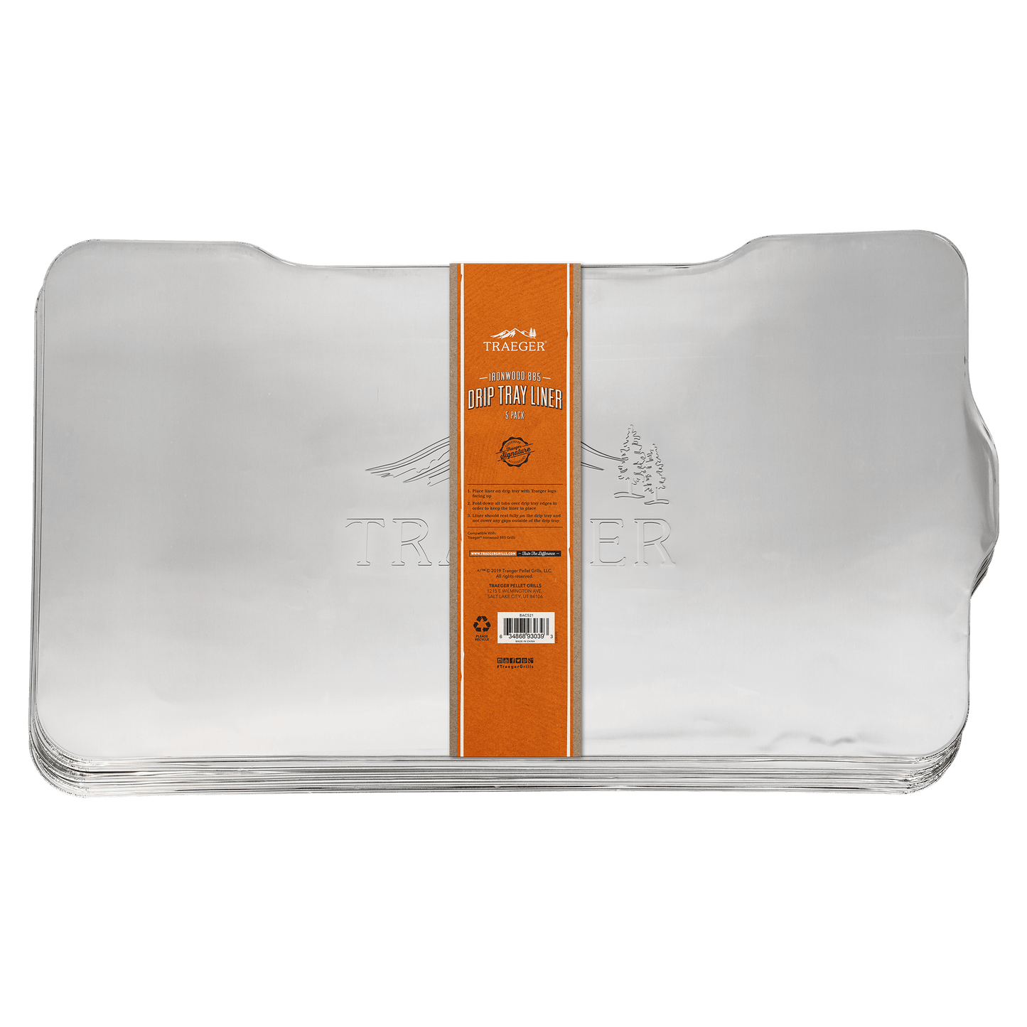 Drip Tray Liner - 5 Pack - Traeger Ironwood 885