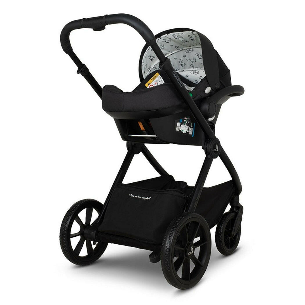 Cosatto Giggle 4 Foxed Everything Bundle with Car Seat & ISOFIX Base