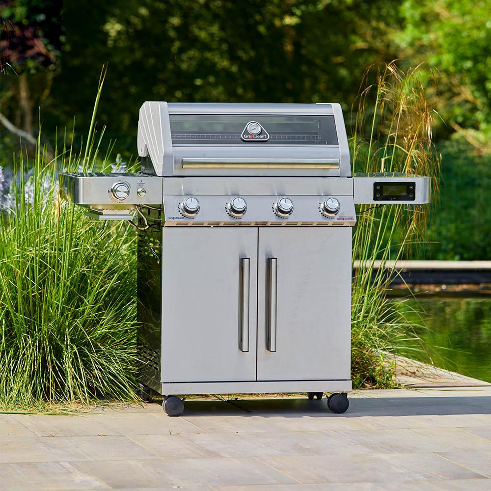 Grillstream Gourmet 4 Burner Hybrid Smart Gas BBQ
