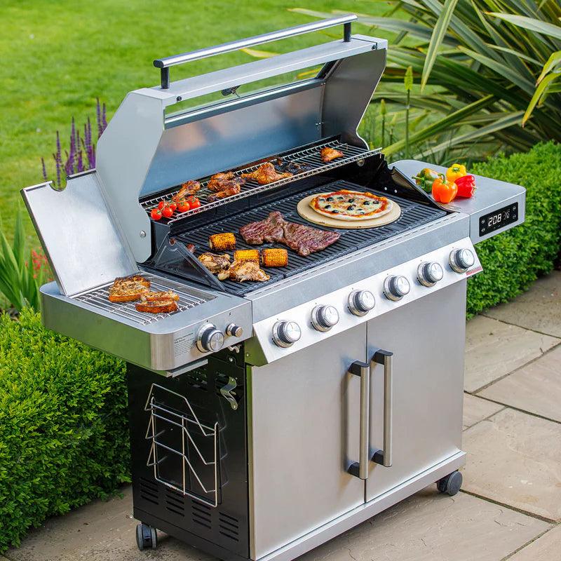 Grillstream Gourmet 6 Burner Hybrid Smart Gas BBQ