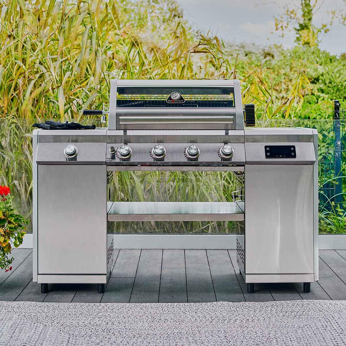 Grillstream Island 4 Burner Hybrid Gas & Charcoal BBQ 2025 Model