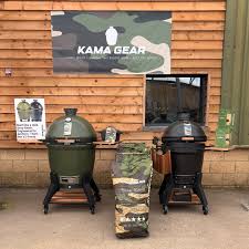 Trolley with Acacia Shelves for V2 Max KamaGear Kamado