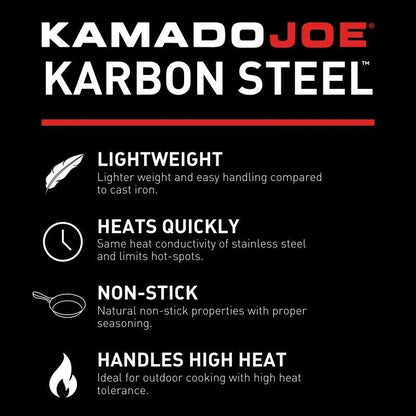 Kamado Joe Karbon Steel Paella Pan