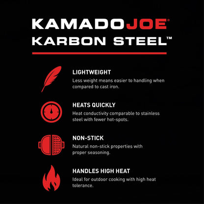 Karbon Steel Wok by Kamado Joe