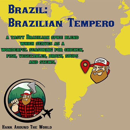 Lumberjaxe Brazilian Tempero Rub 90g