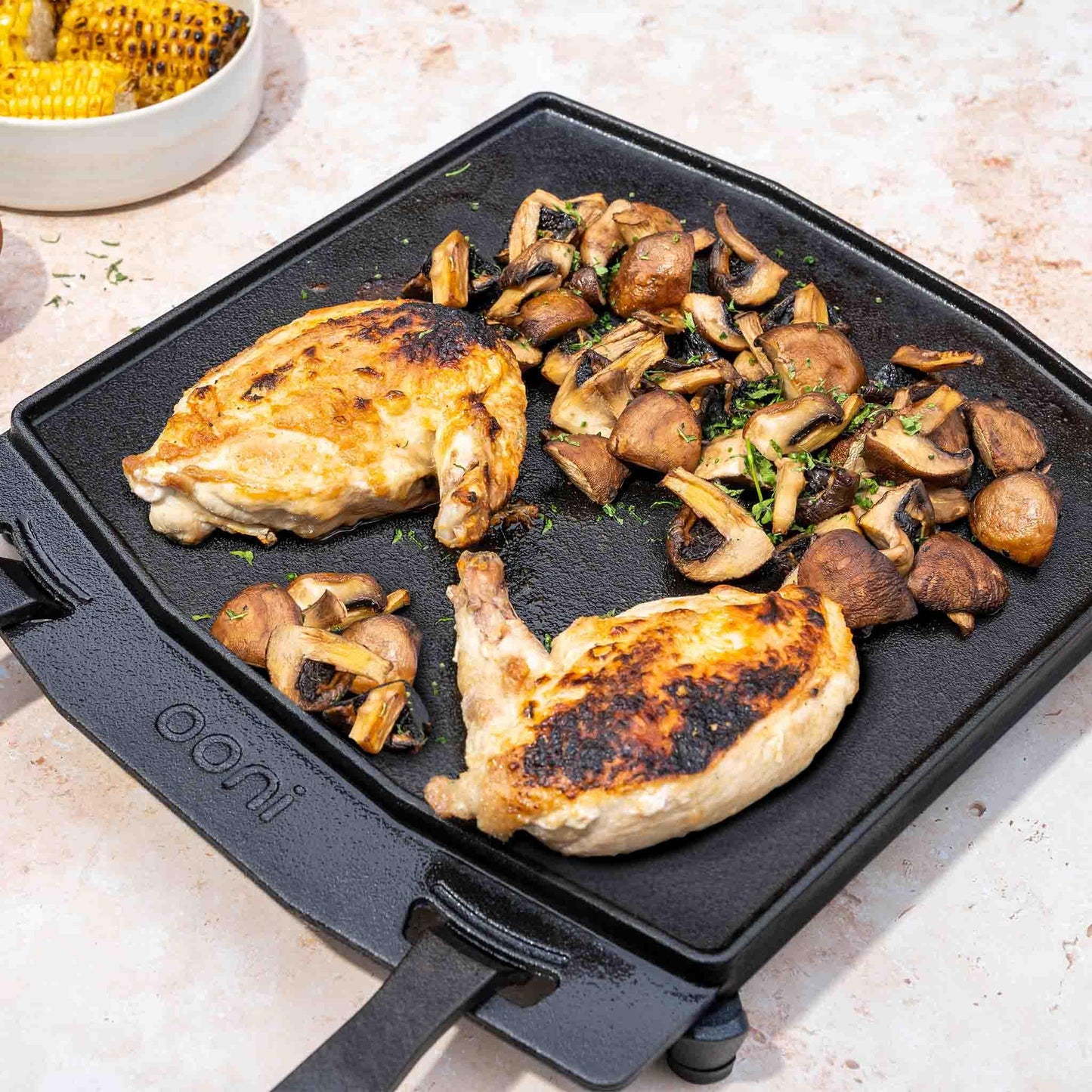 Ooni Dual-Sided Cast Iron Grizzler Plate