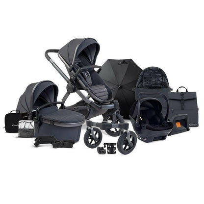 iCandy Peach 7 All-Terrain Pram Pushchair Complete Bundle (Storm)