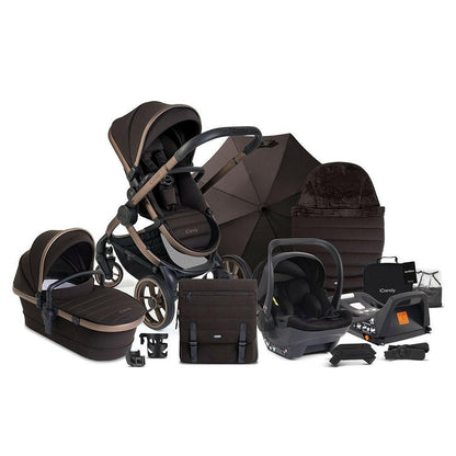 iCandy Peach 7 Pram Pushchair Complete Bundle (Pecan)