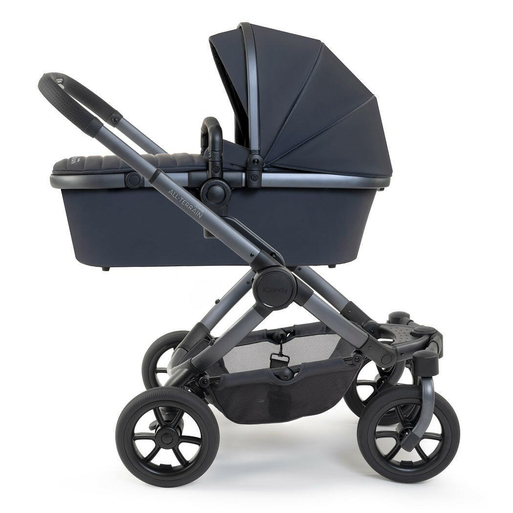 iCandy Peach 7 All-Terrain Pram Pushchair Complete Bundle (Storm)