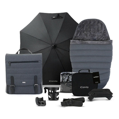 iCandy Peach 7 Pram Pushchair Complete Bundle (Truffle)