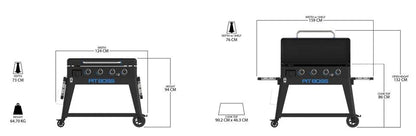 Pit Boss 4 Burner Ultimate Plancha Griddle with Cover