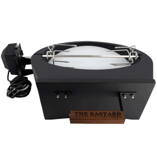 Rotisserie + Pizza Oven for The Bastard Medium Kamado BBQ
