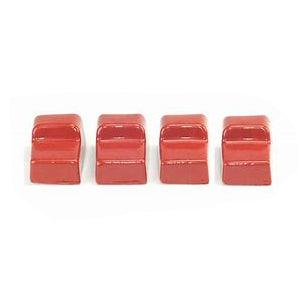Set of 4 Red Ceramic Feet for Kamado Joe Big Joe