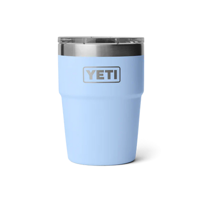 Yeti Rambler 16oz Stackable Cup - Big Sky Blue