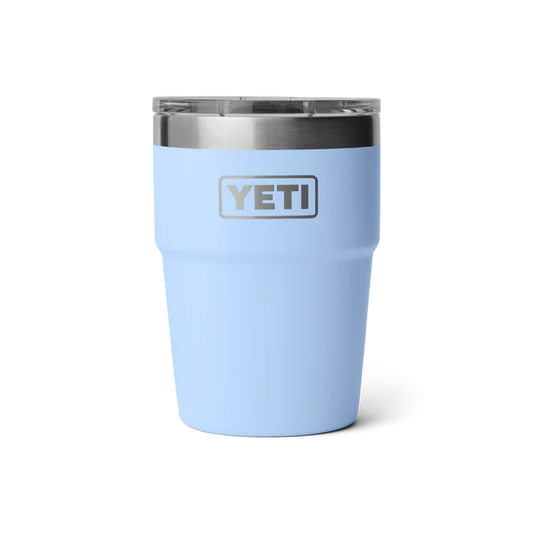 Yeti Rambler 16oz Stackable Cup - Big Sky Blue