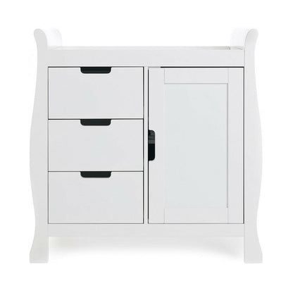 Obaby Stamford Mini Sleigh 3 Piece Room Set (White)