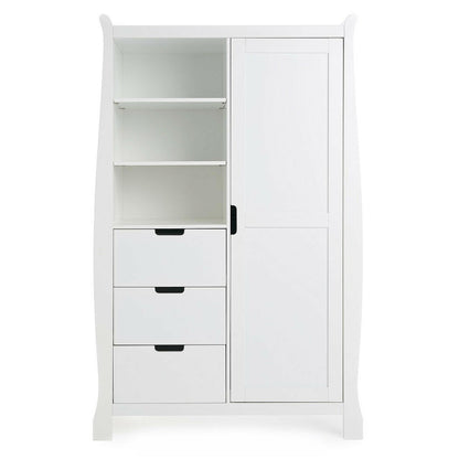 Obaby Stamford Mini Sleigh 3 Piece Room Set (White)