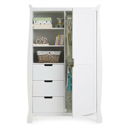 Obaby Stamford Mini Sleigh 3 Piece Room Set (White)