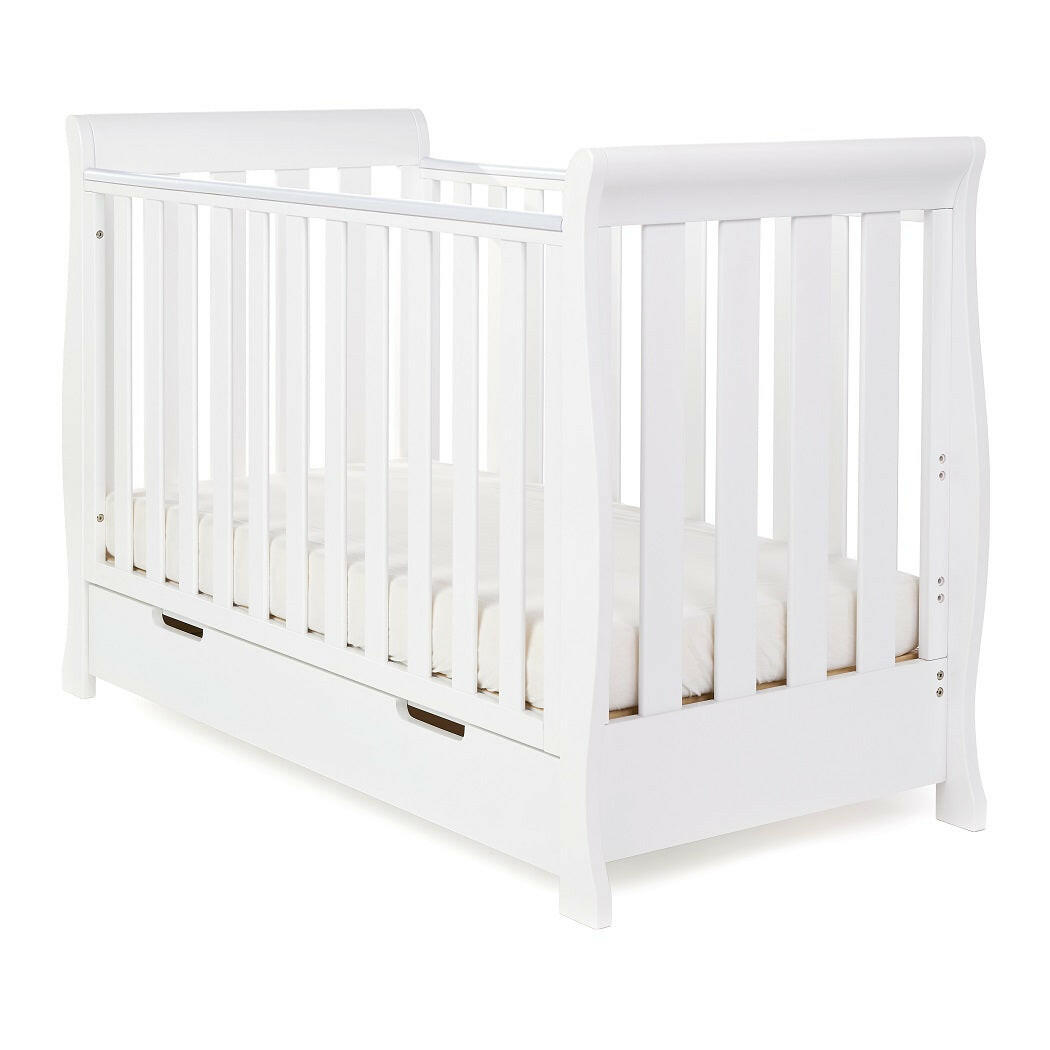 Obaby Stamford Mini Sleigh 3 Piece Room Set (White)