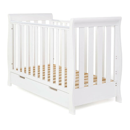 Obaby Stamford Mini Sleigh 3 Piece Room Set (White)