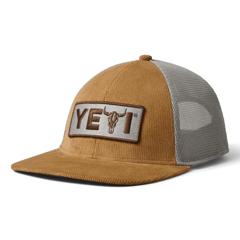 Steer Flat Brim Hat in Ochre