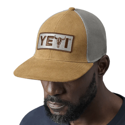 Steer Flat Brim Hat in Ochre