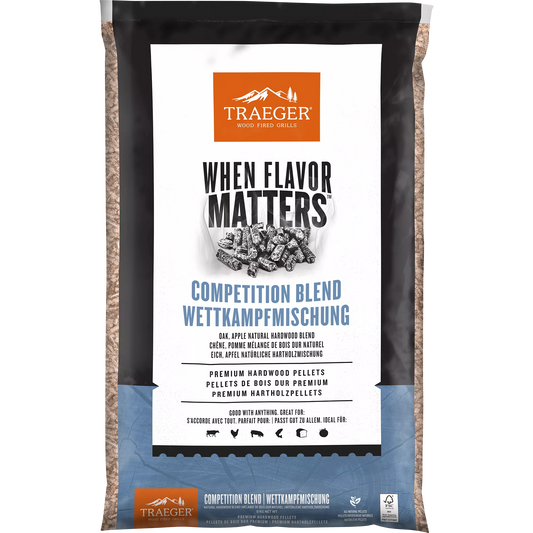 Traeger 9kg Competition Blend Wood Pellets FSC®