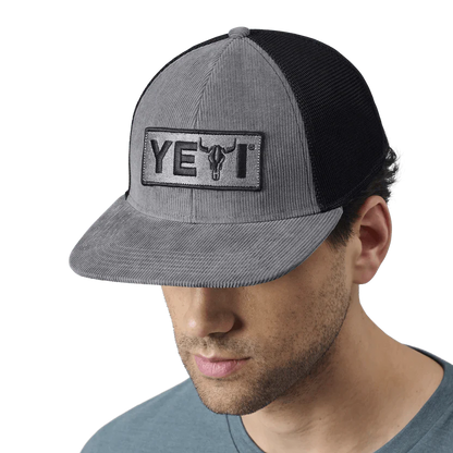 Yeti Steer Flat Brim Hat in Grey